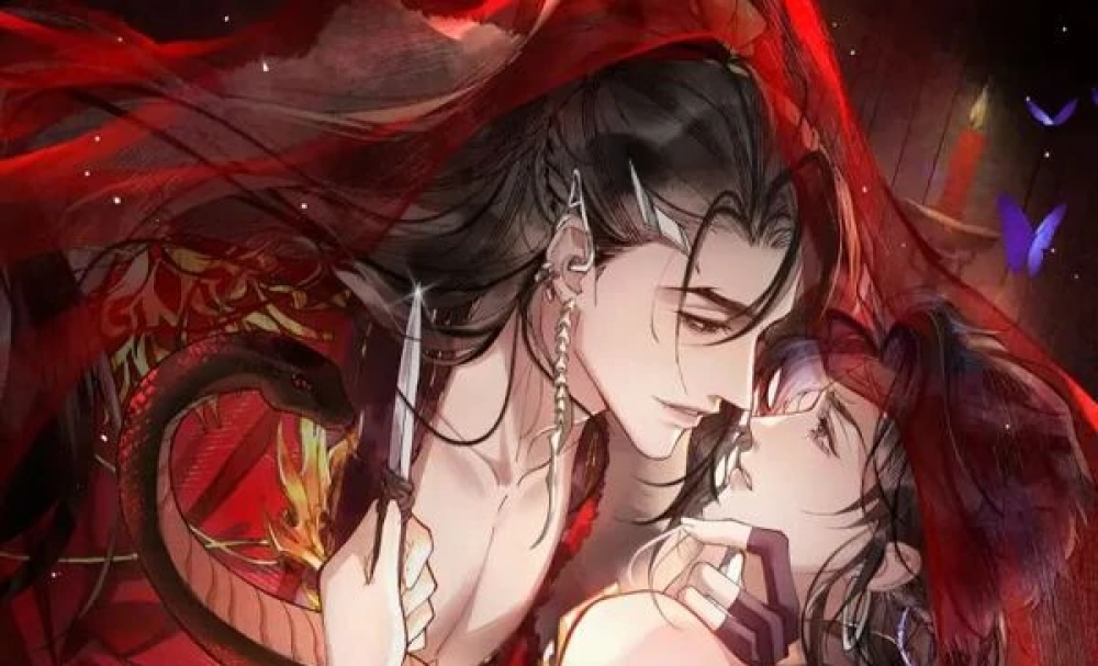 Baca Komik Manhua Aku dan Musuh Bebuyutanku, Raja Ular, Berpura-pura Menjadi Suami Istri