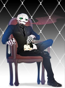 Skeleton Menjadi Babu Kucing